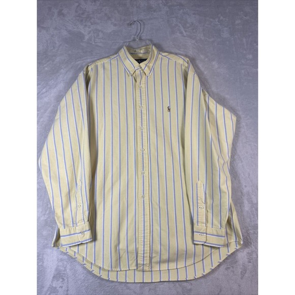 Ralph Lauren Shirts Ralph Lauren Shirt Custom Fit Mens Large Yellow